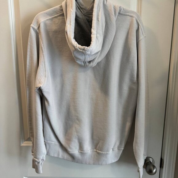 Champion Hoodie Mens Medium White Long Sleeve Drawstring Kangaroo Pocket Pullove - Picture 9 of 11